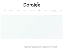 Tablet Screenshot of datalex.com